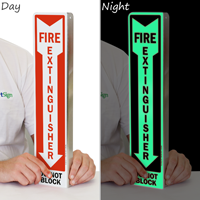 Glow-in-the-Dark Extinguisher Sign