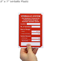 Fire Sprinkler Identification Sign