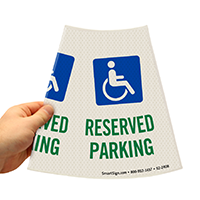Cone Message Collar Parking Sign