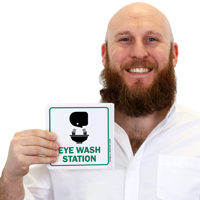 Eye Wash Station Sign