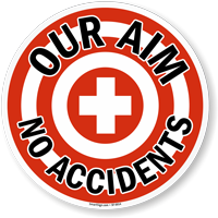 Adhesive Floor Sign for Floor Safety