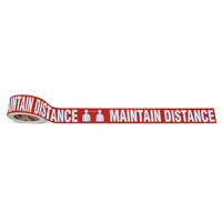 Floor tape for social distancing measures