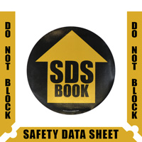 Caution: Keep clear SDS area sign