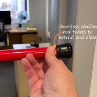 Barricade Sign for Restricted Area