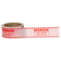 Stealguard tamperproof tape: Seal broken, check before accepting