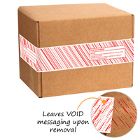 Security tape: Check if message is visible