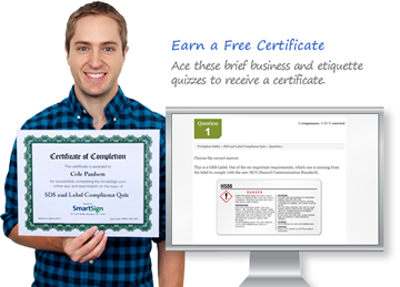 SDS and Label Compliance Quiz
